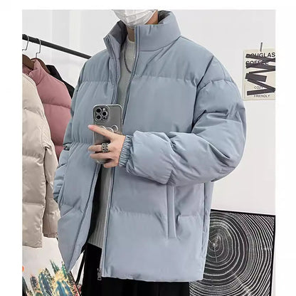 Herren Steppjacke Isoliert Warm mit Hochkragen - BerlinGlamour