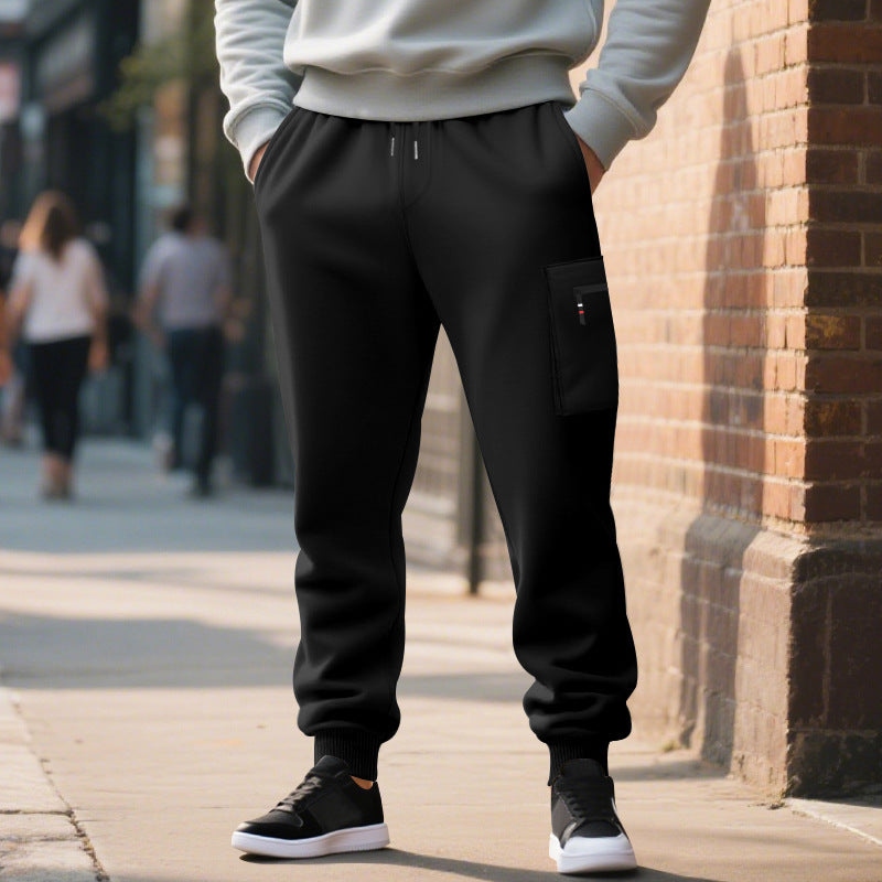 Herren Sporthose Bequem mit Taschen Sport Hose Modern