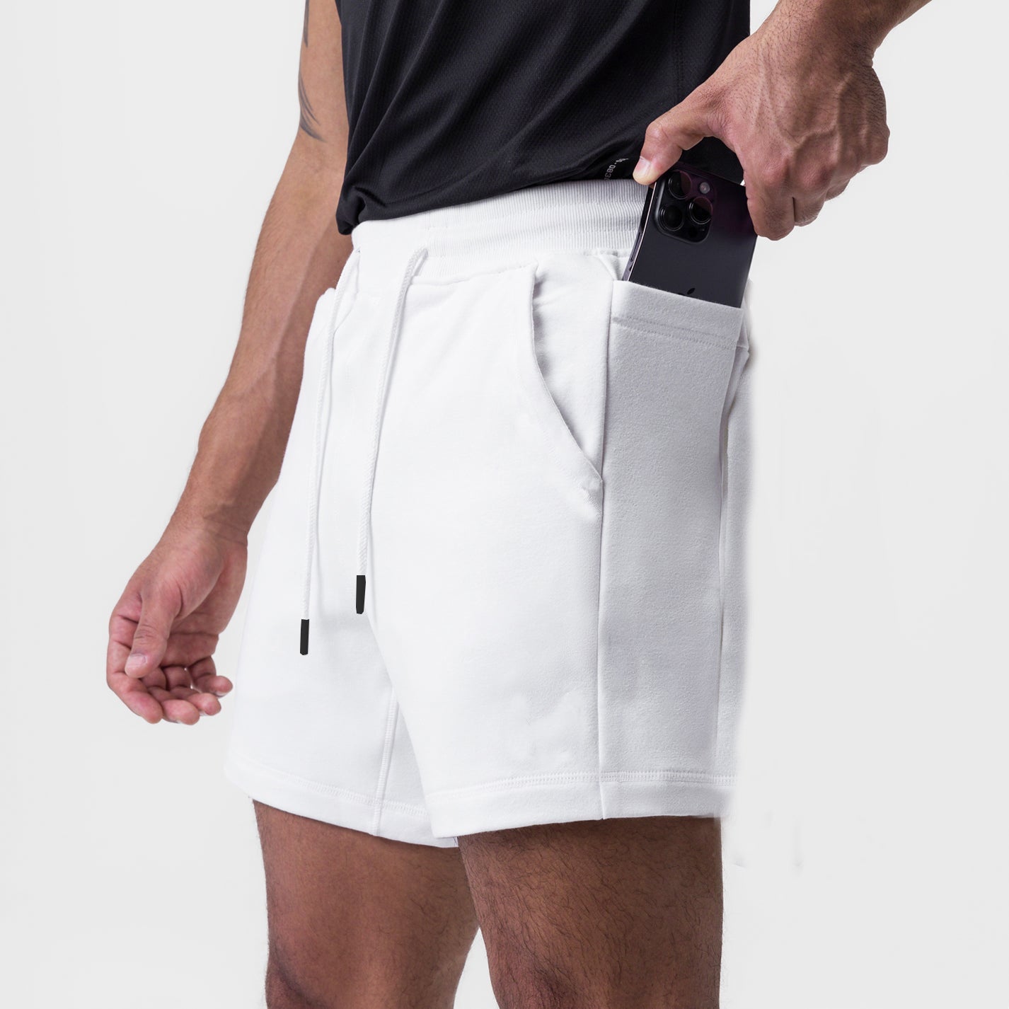 Herren Shorts Bequem Mit Seitentaschen Verstellbar