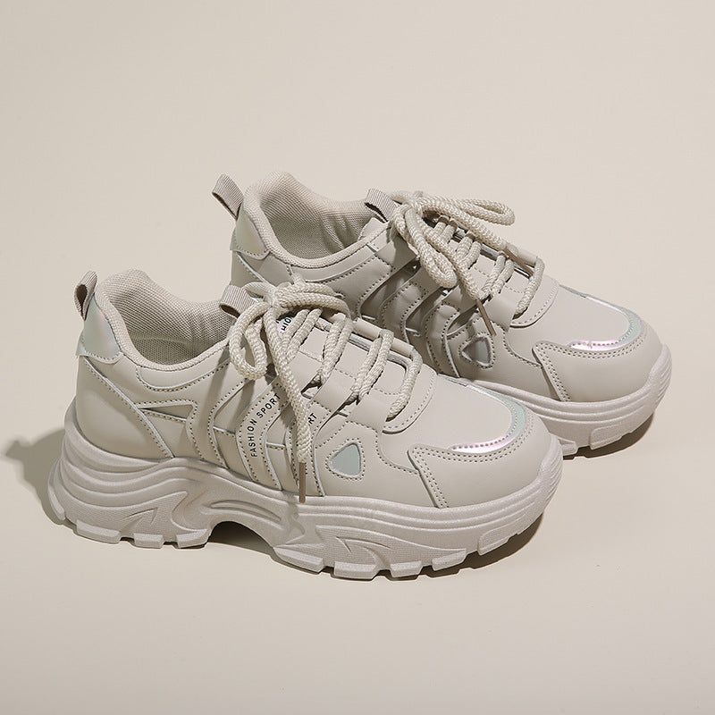 Damen Sneaker Sportlich Modisch Bequem Laufsohle