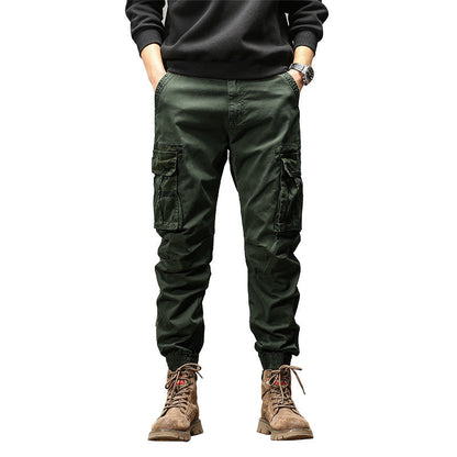 Herren Cargo-Hose Bequem Mit Seitentaschen Elastisch