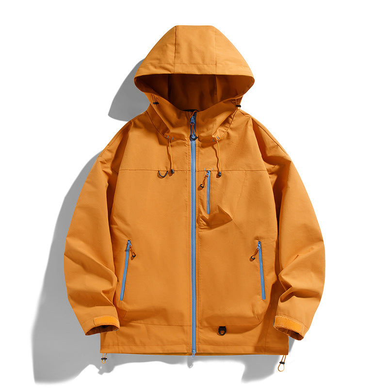 Herren Outdoorjacke Wasserabweisend Atmungsaktiv Funktionsjacke