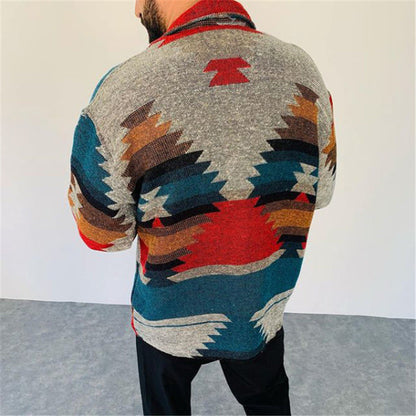 Herren Hemd Geometrisches Muster Modern Trendy