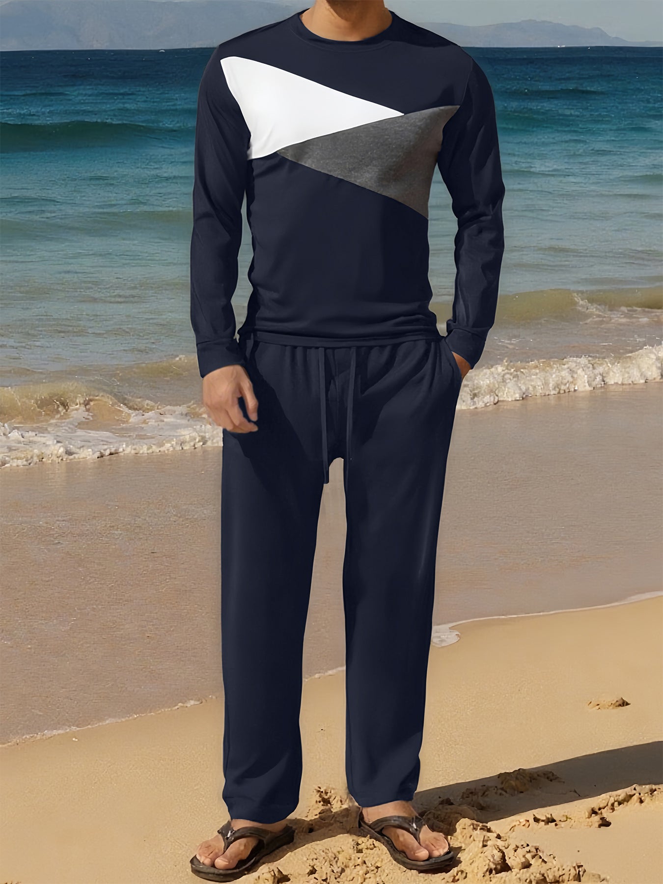 Herren Sportset Farbblock Design Modern Berlin Style