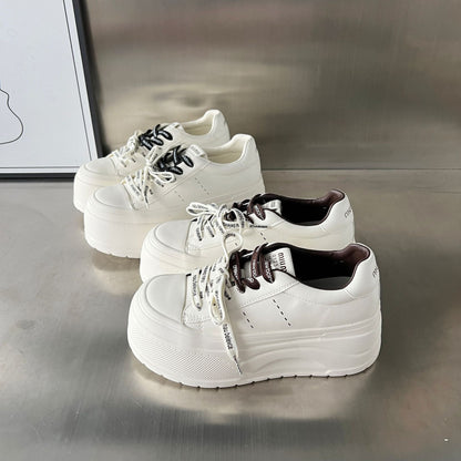 Damen Plateau Sneaker Atmungsaktiv Modern Komfort