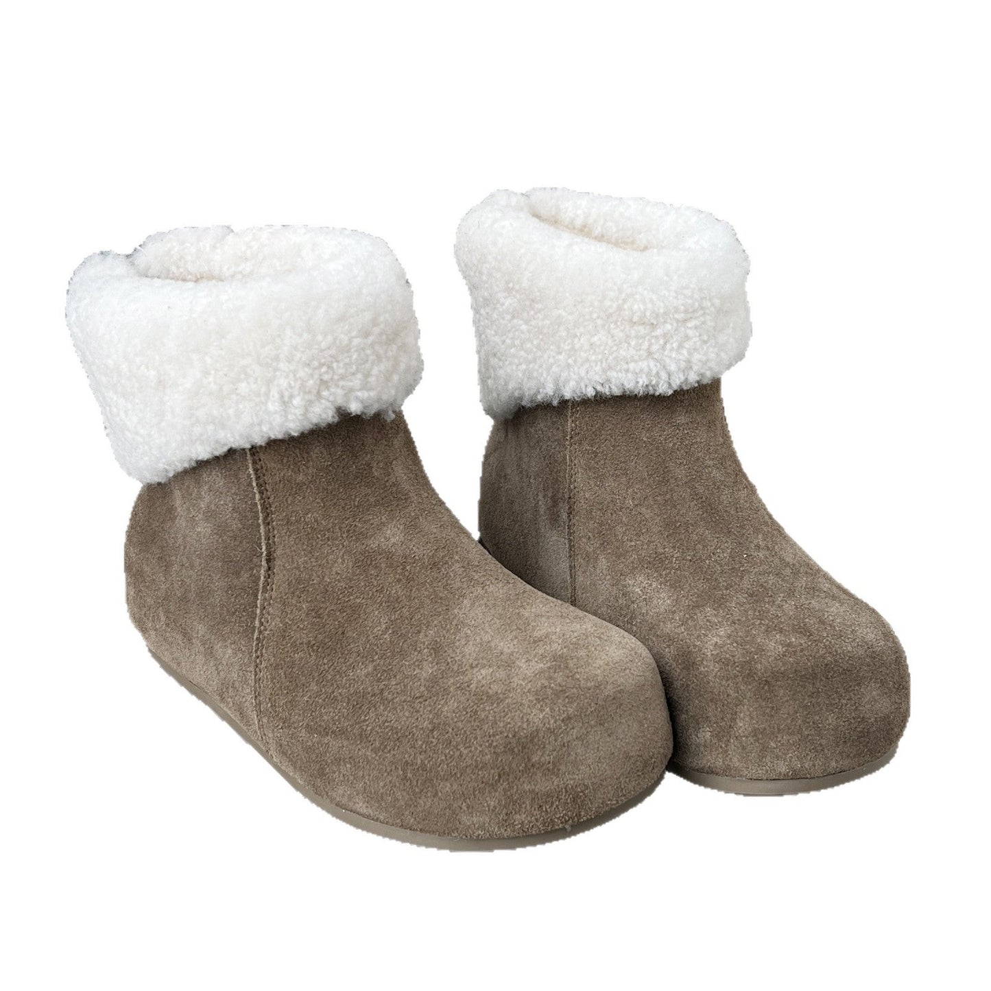Damen Fleece-Stiefel Weich Warm Rutschfest Winterstiefel