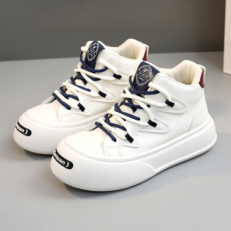 Damen Sneaker High-Top Sportlich Komfortabel Weich