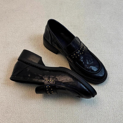 Damen Mokassins Luxus Zierverschluss Elegante Mode