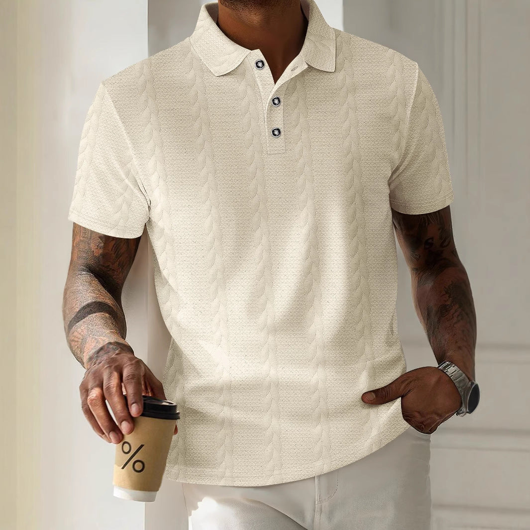 Herren Polohemd Elegantes Design mit Knöpfen Modern - BerlinGlamour