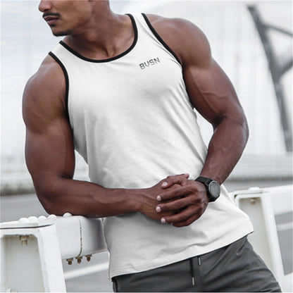 Herren Tanktop Sport atmungsaktiv Schnittfits