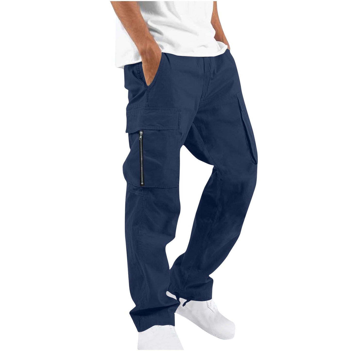 Herren Cargo-Hose Bequem Multi-Taschen Trendig