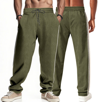 Herren Sporthose mit Streifen Komfort Fit Sportlich