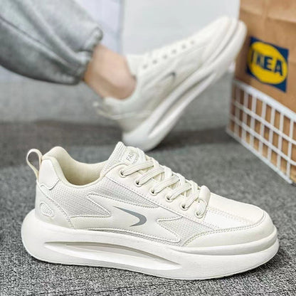 Damen Sneaker Leicht Laufschuhe Mit Dämpfung Weiss - BerlinGlamour