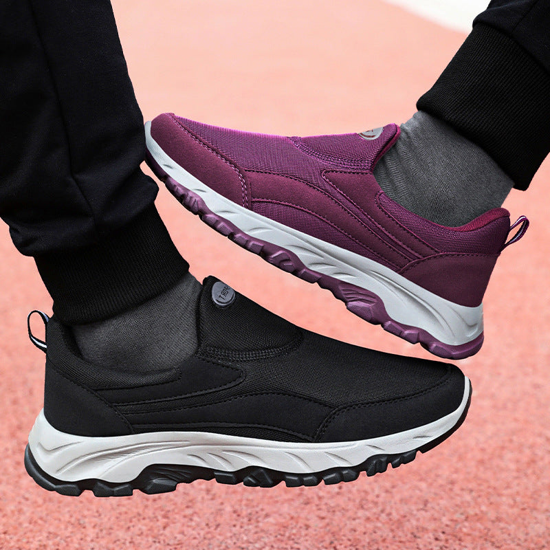 Damen Sneaker Bequem Leicht Slip-On Rutschfest
