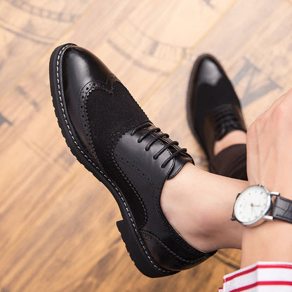 Damen Schnürschuhe Elegante Broguemuster Schuhe Klassisch