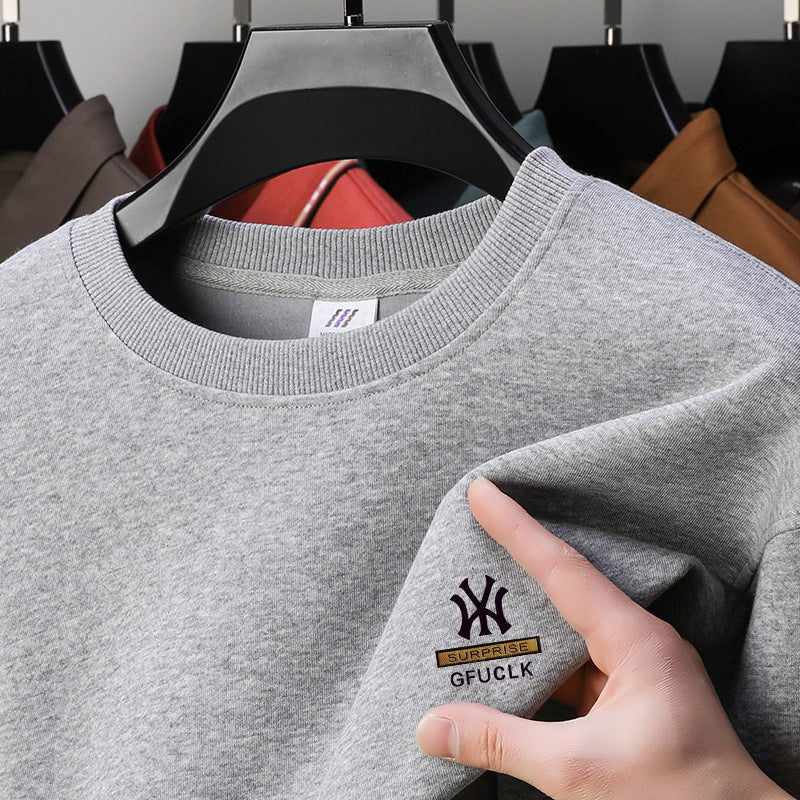 Herren Sweatshirt Rundhals Modern Freizeit Wear