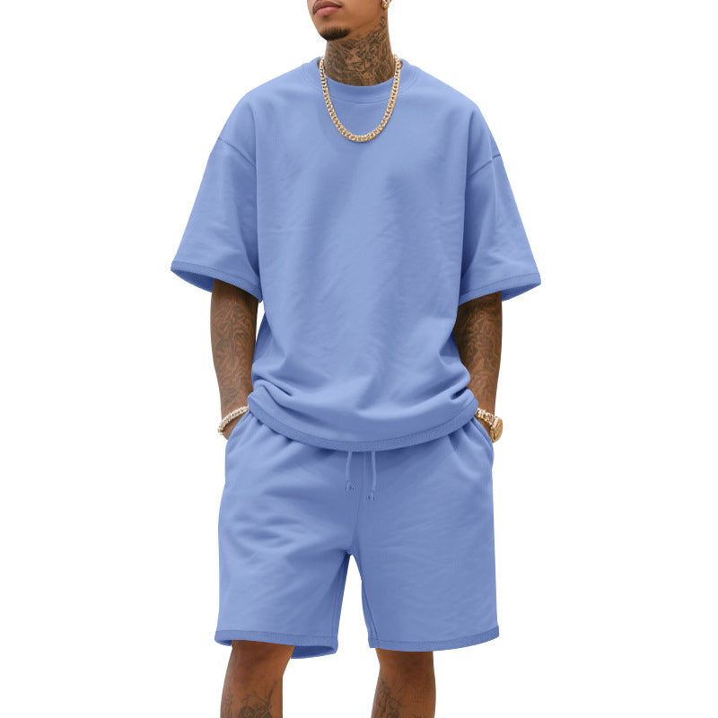 Herren Sportset atmungsaktiv Komfort Baumwollmix Casual