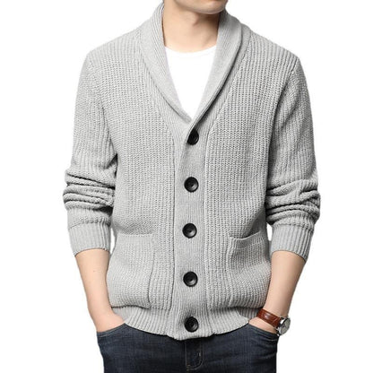 Herren Strickjacke Kuschelig Modern mit Taschen