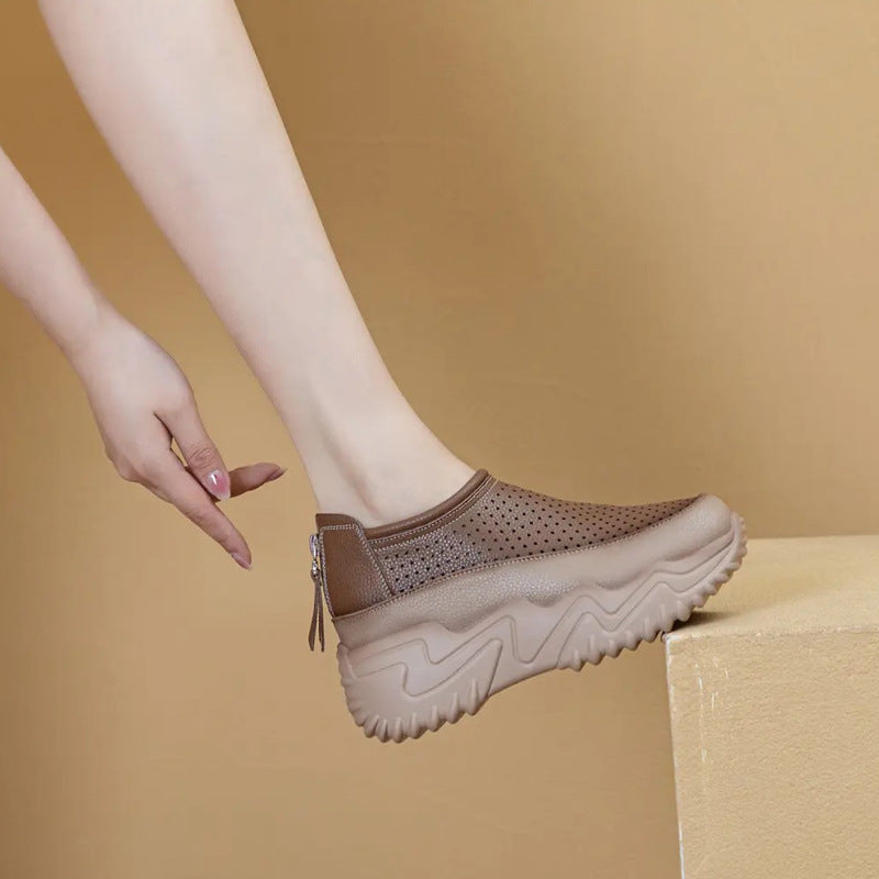 Damen Sneaker Bequem Luftdurchlässig Rutschfest Weiße Schuhe