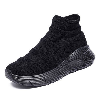 Damen Sneaker High-Top Elastisch Bequem Sportlich