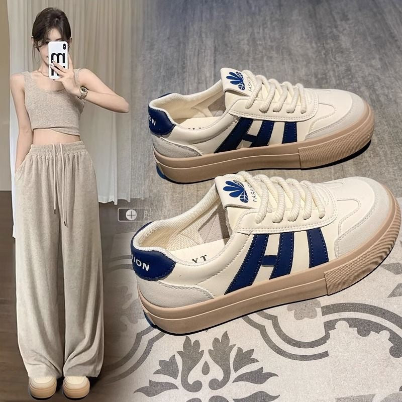 Damen Sneaker Plateau Schuhe Komfortabel Modern - BerlinGlamour