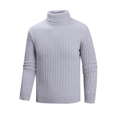 Herren Pullover Rollkragen Feinstrick Modern Style