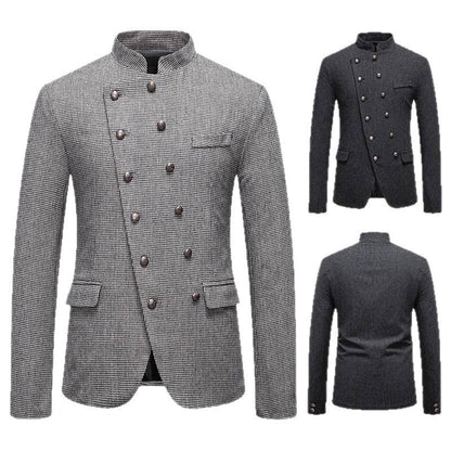 Herren Blazer Karomuster Modern Slim Fit