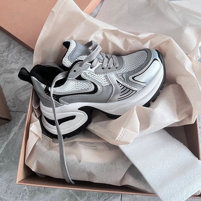 Damen Sneaker Atmungsaktiv Mesh Weichlaeufer