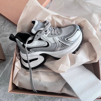Damen Sneaker Atmungsaktiv Mesh Weichlaeufer