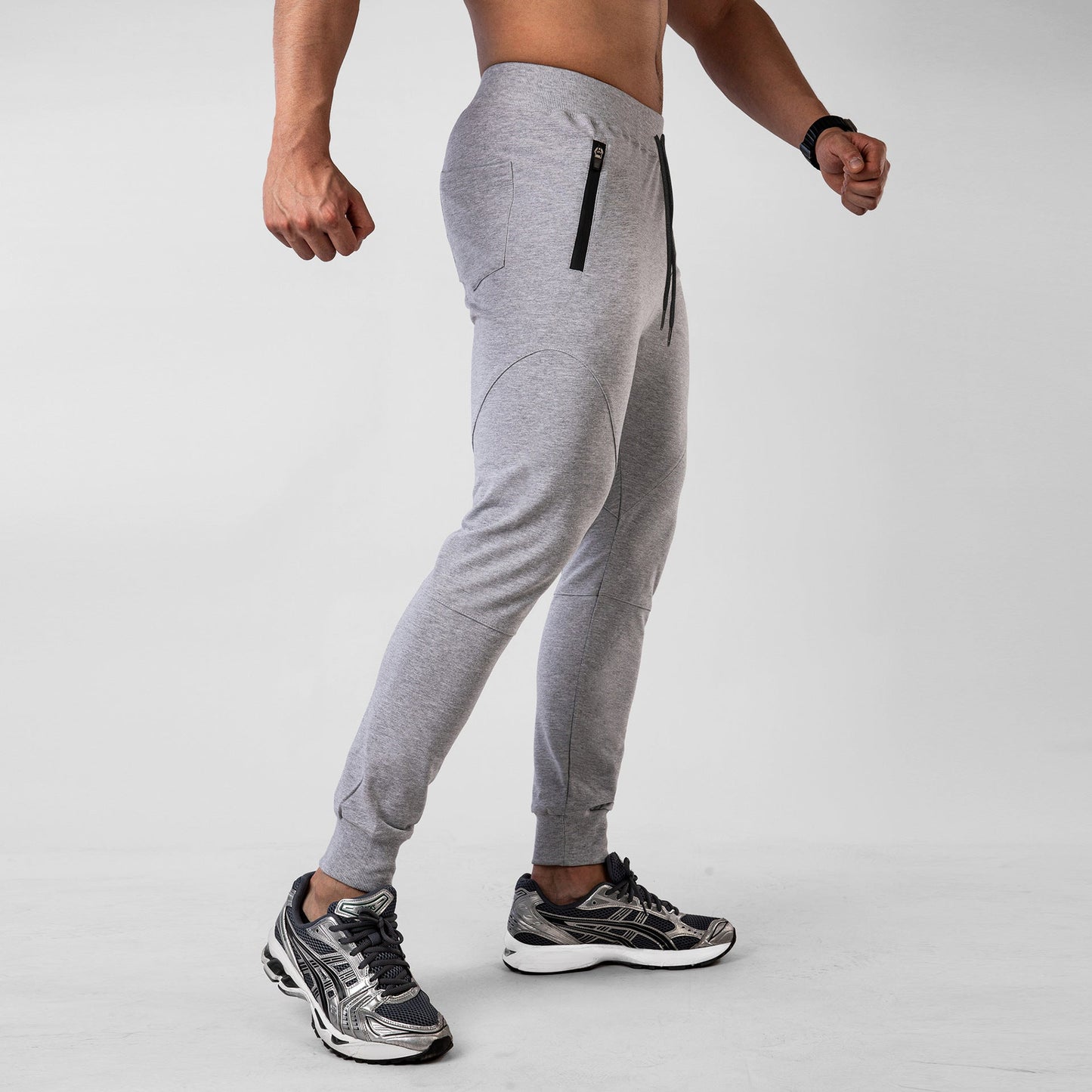 Herren Jogginghose Sportlich mit Reißverschlusstaschen Funktionell