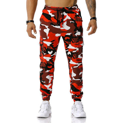 Herren Cargohose Camouflage Muster Trendig Modern - BerlinGlamour