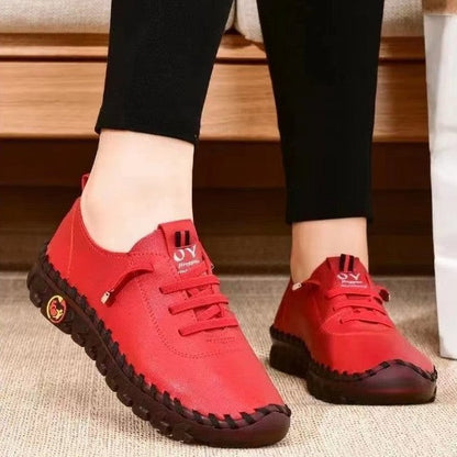 Damen Freizeitschuhe Bequem Elastisch Schnürsenkel
