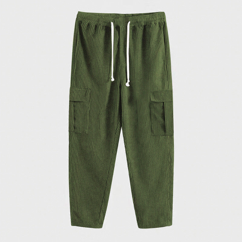 Herren Cargo-Hose Bequem Verstellbar Mit Taschen