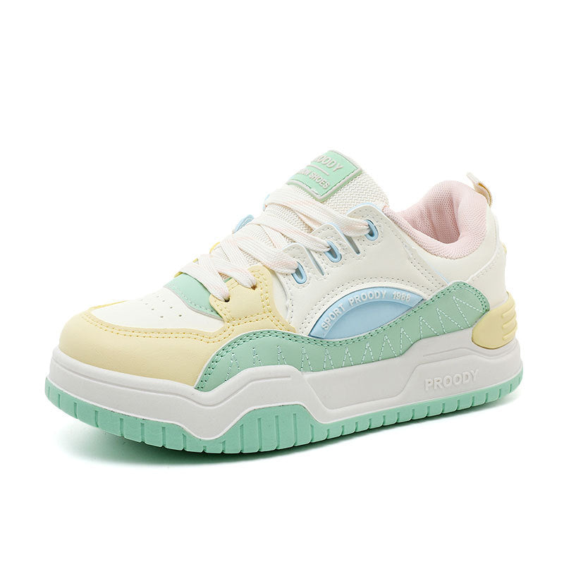 Damen Sneaker Sportlich Chunky Laufsohle Komfort