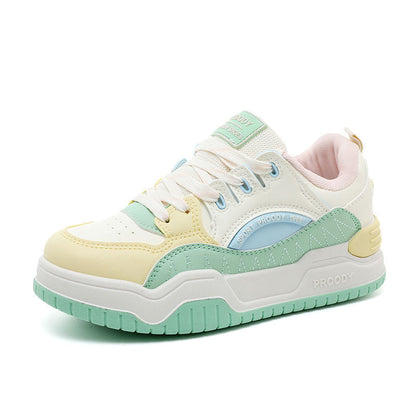 Damen Sneaker Sportlich Chunky Laufsohle Komfort