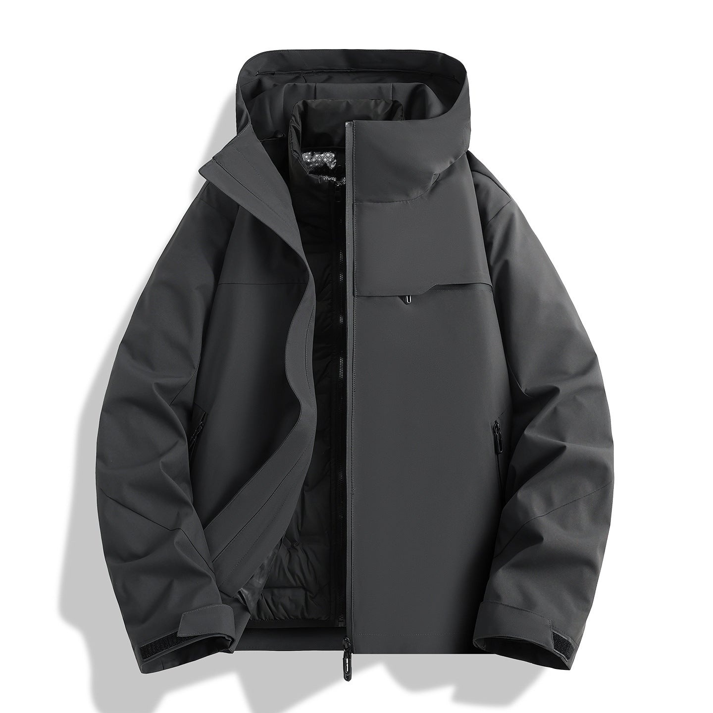 Herren Outdoor-Jacke wasserfest mit Kapuze Isolierung