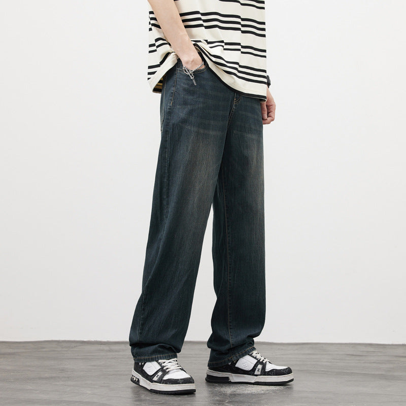 Bequeme Herren Jeans Weite Passform Casual