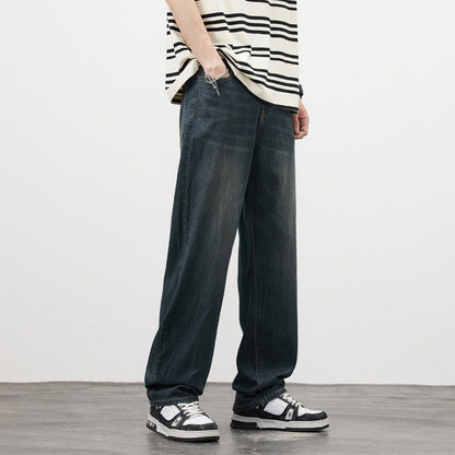 Bequeme Herren Jeans Weite Passform Casual
