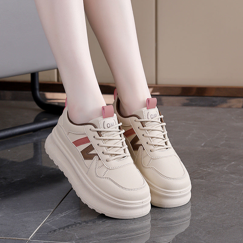 Damen Sneaker Chunky Bequem Rutschfest Komfortschuhe