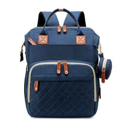 Praktischer 2in1 Babyrucksack mit Wickelbett