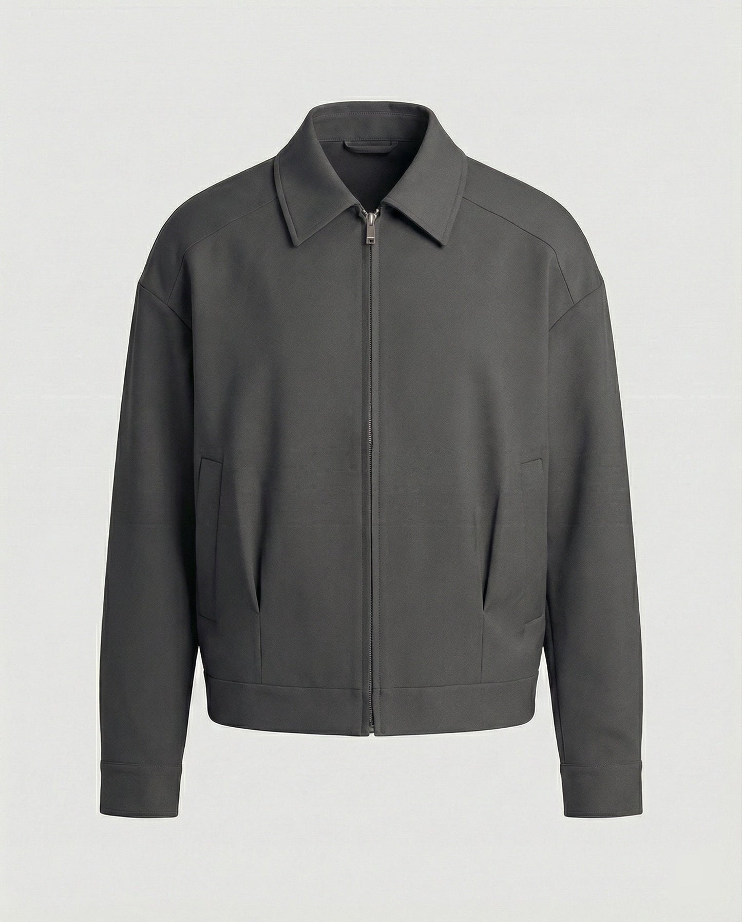 Herren Bomberjacke Slim Fit Stehkragen Elastisch