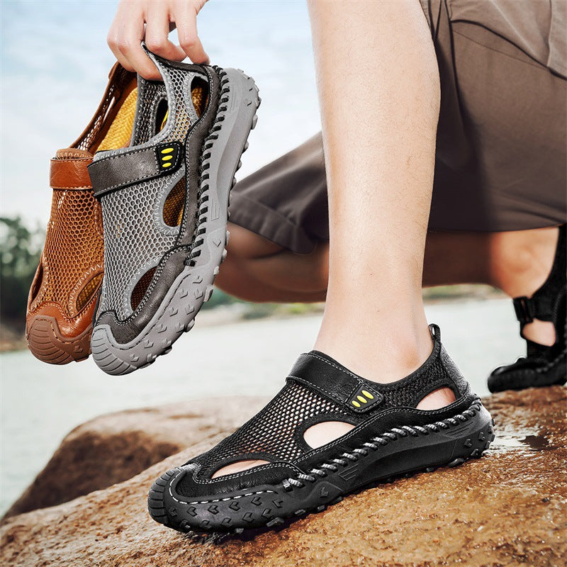 Damen Wasserschuhe Atmungsaktiv Rutschfest Schnellschnürung