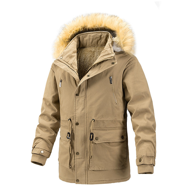 Herren Winterjacke Warm Isoliert Wasserfest