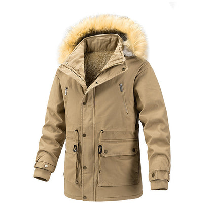 Herren Winterjacke Warm Isoliert Wasserfest