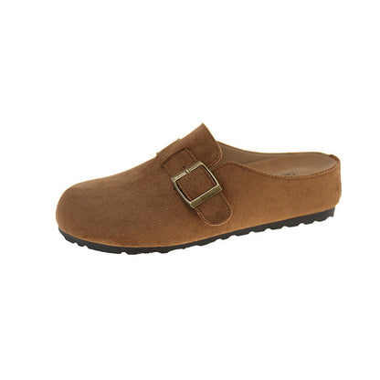 Damen Slipper mit Schnallenverschluss Komfortabel Elegante Mode