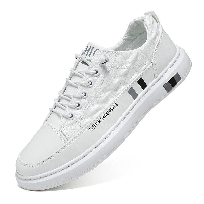 Damen Sneaker Krokodil Design Bequem Trendy