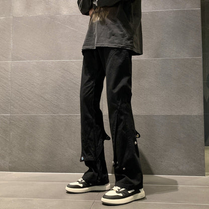 Herren Hosen Utility Style mit vielen Taschen und verstellbarem Bund