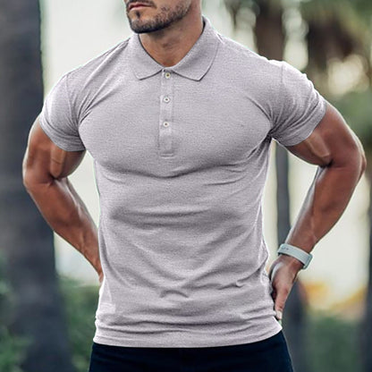 Herren Polo-Shirt Slim Fit Pique-Qualität Modern