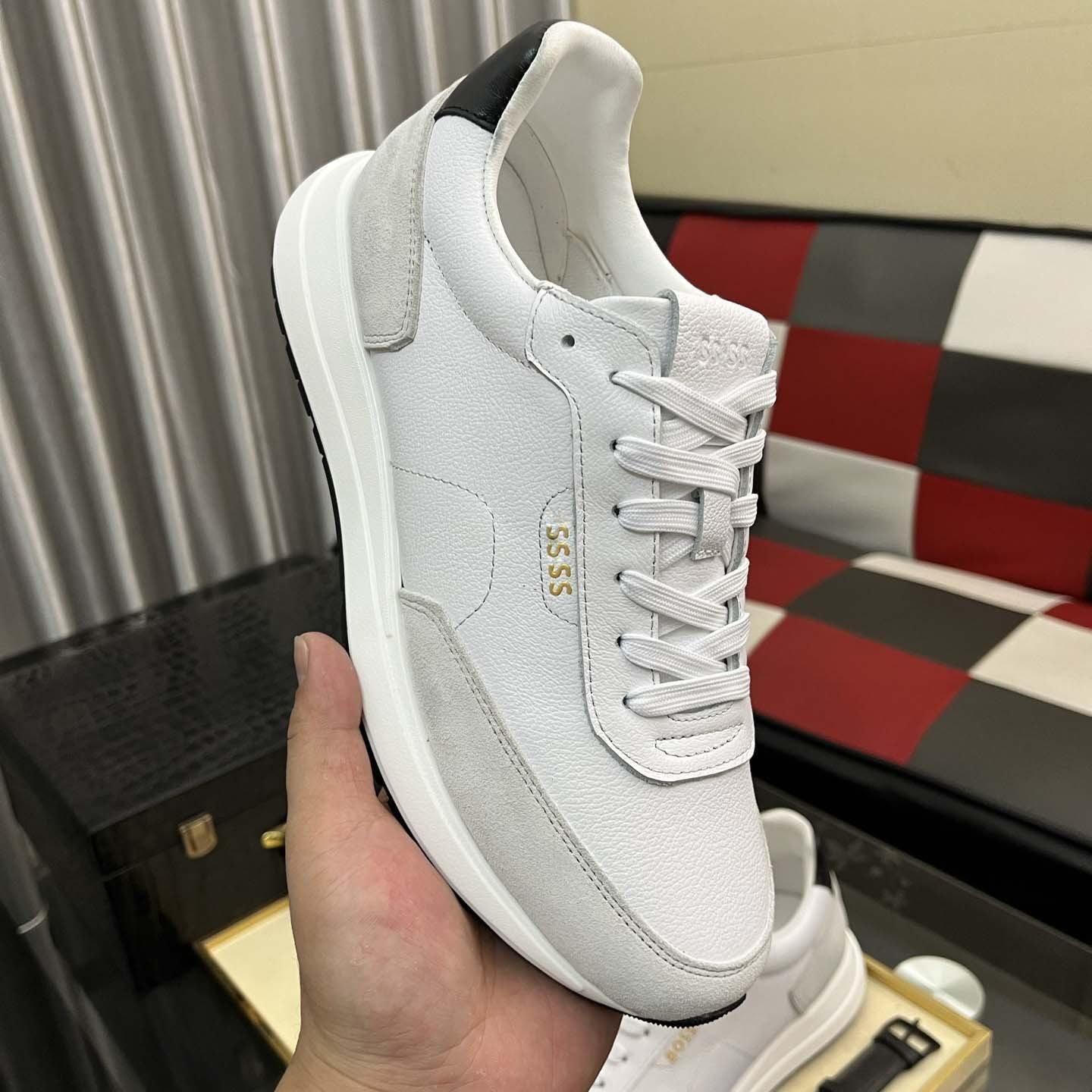 Damen Sneaker atmungsaktiv Elegant Weiß