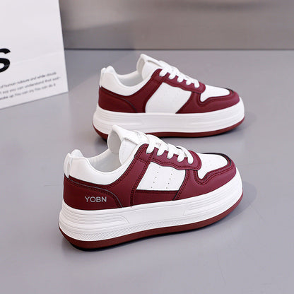 Damen Sneaker atmungsaktiv mit dicker Dämpfung Modern